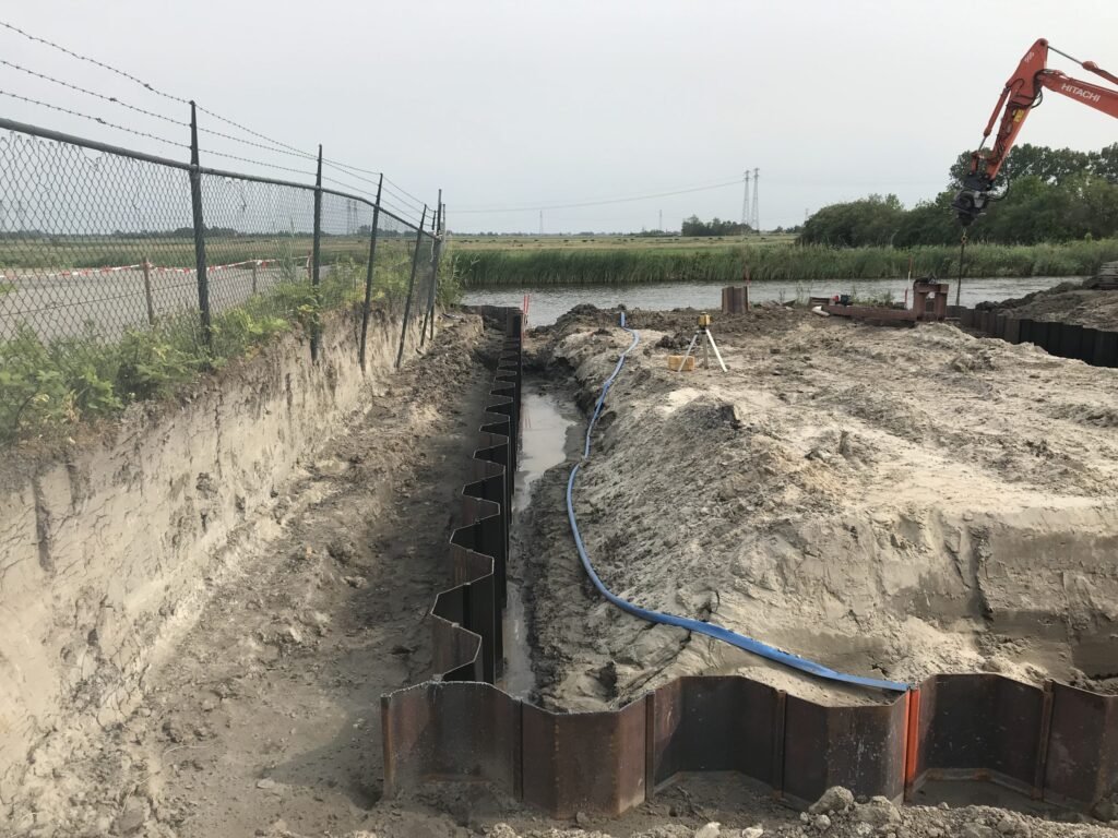 Stalen damwand Schiploods, Leeuwarden – MRS Waterbouw (beeld 5)