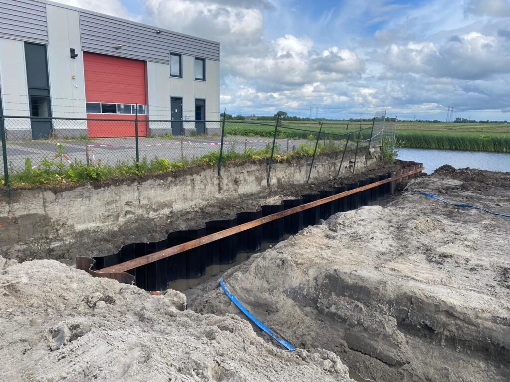 Stalen damwand Schiploods, Leeuwarden – MRS Waterbouw (beeld 6)