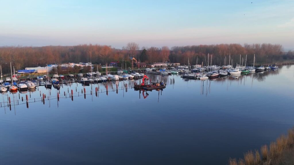 A-steiger Jachthaven WSV IJmond, Spaarndam