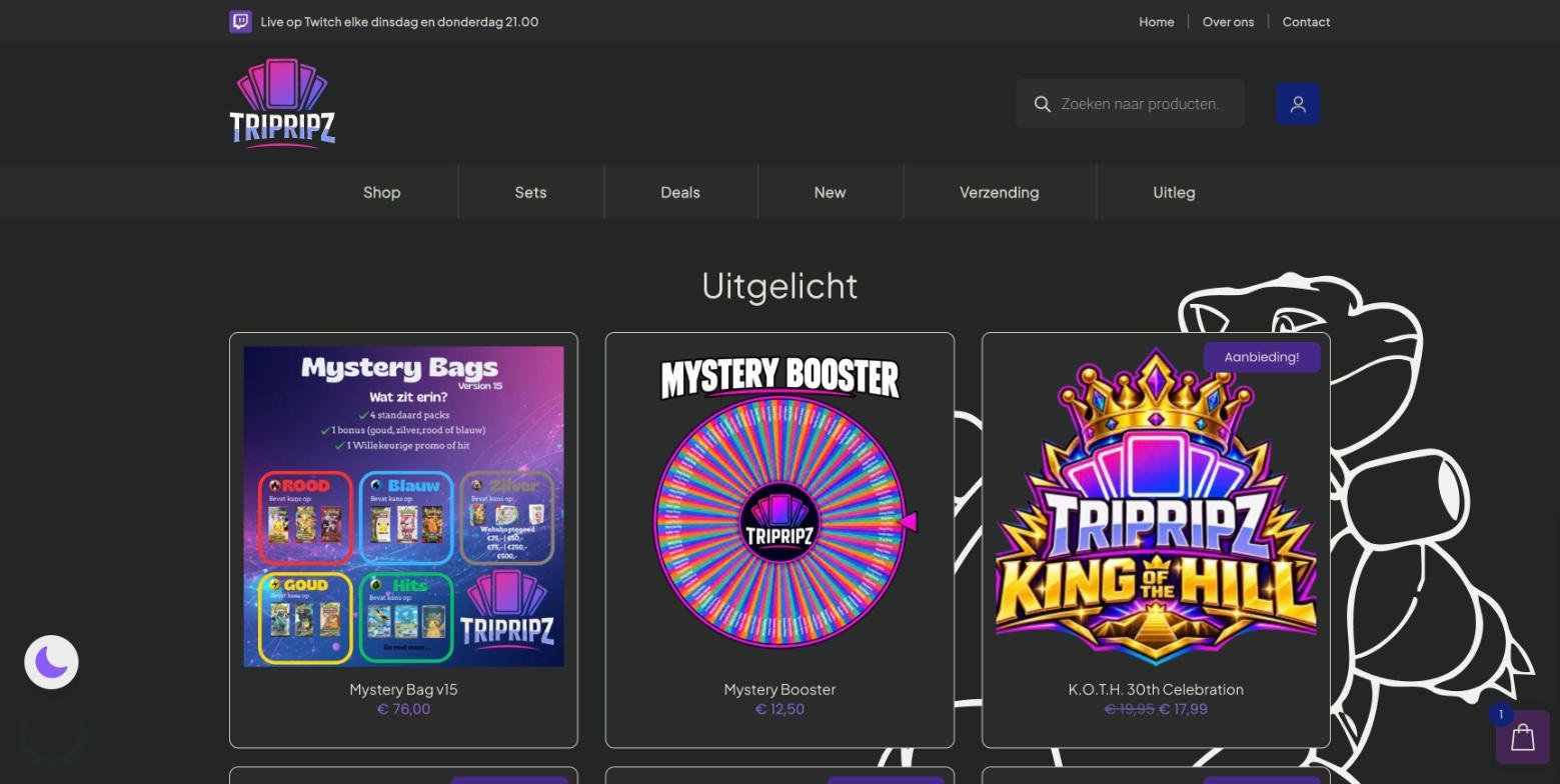 Website van TripRipz