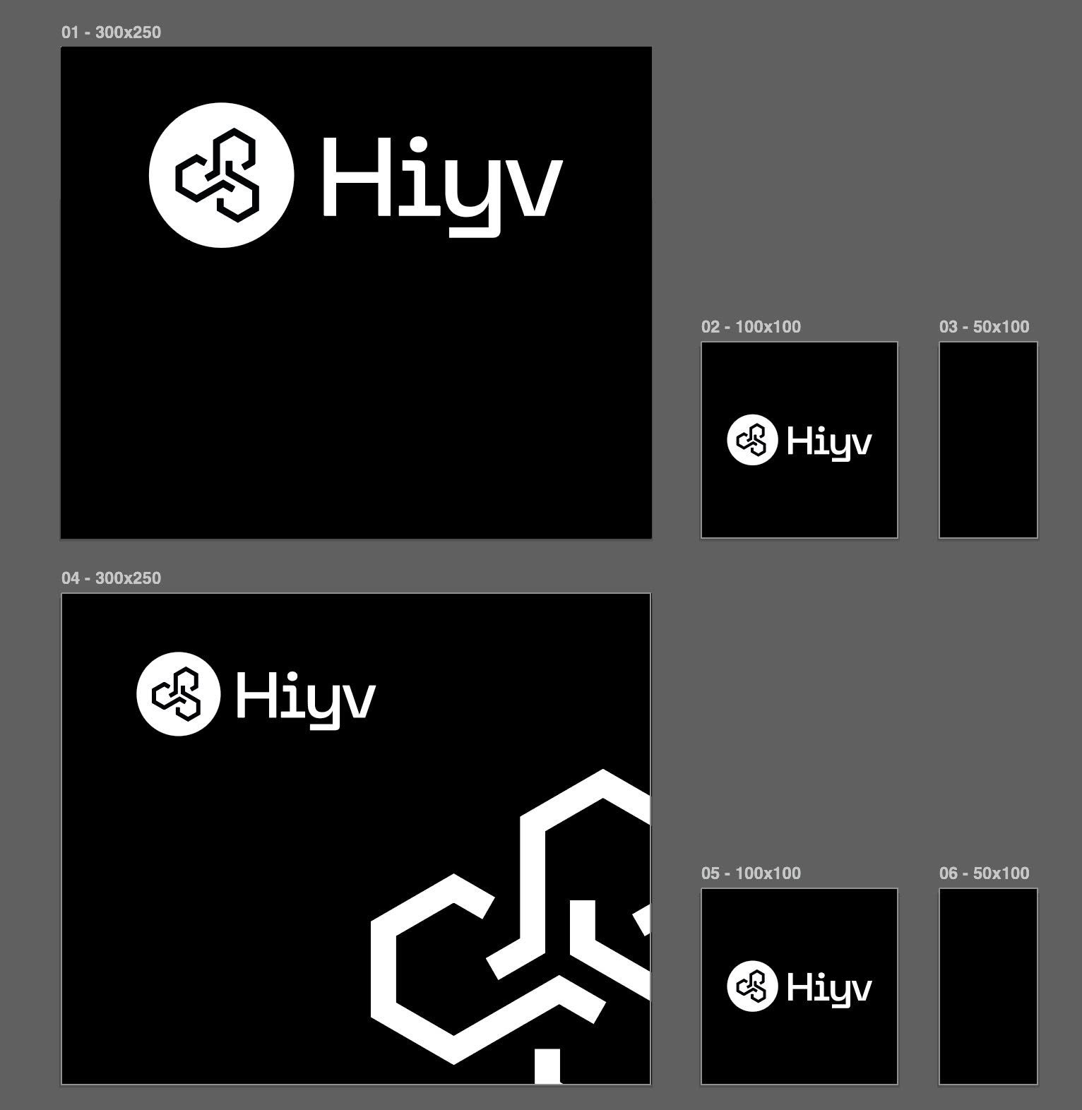 Ontwerp van de panelen in verschillende formaten